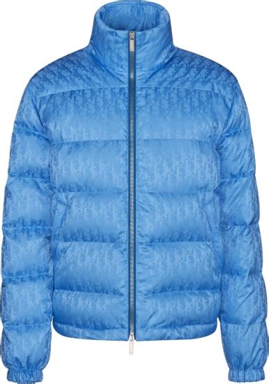 dior oblique puffer blue|dior puffer jacket.